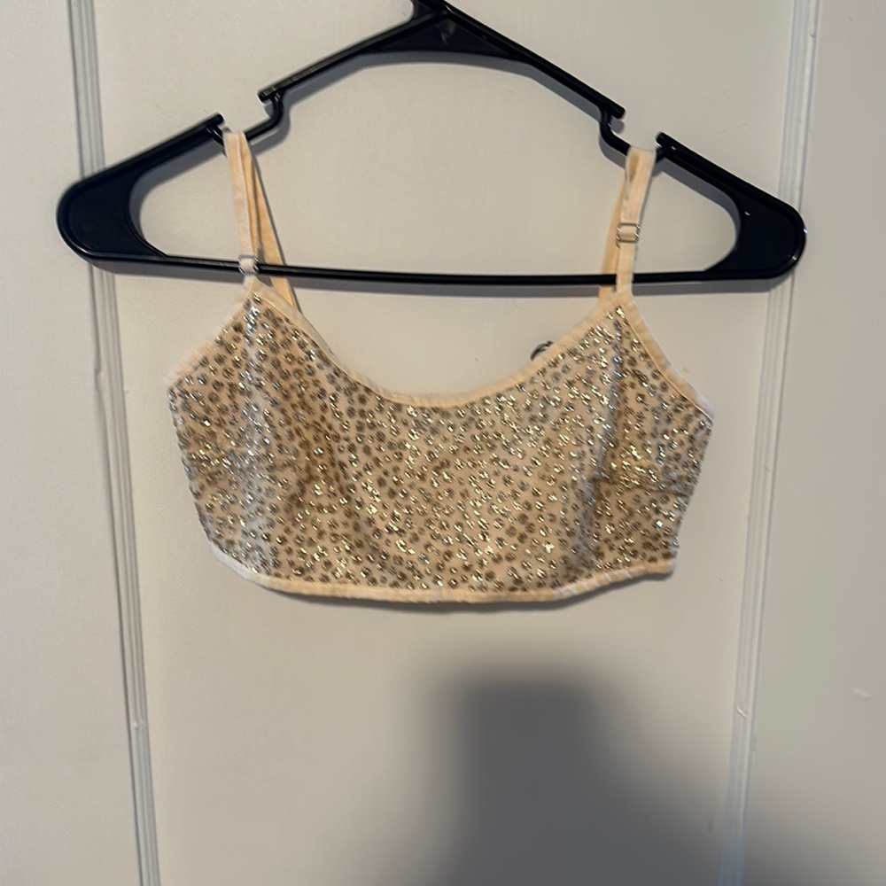 Sparkle crop top